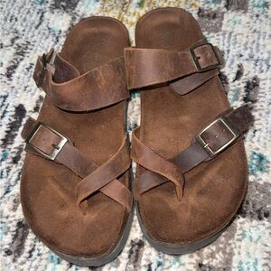 Women’s Brown Leather Sandals